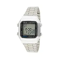 casio - a178wa-1a - vintage - montre mixte - quartz digital - cadran lcd - bracelet acier gris