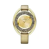 swarovski crystalline 5296314 montre ovale pour femme doré