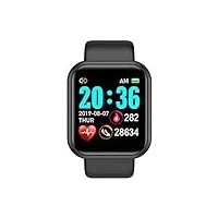 montre numérique de sport pour femme - podomètre rond - bluetooth - moniteur de pression artérielle - montre pour homme - pour apple oppo android ios - montre intelligente pour enfant