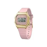 ice-watch - ice digit retro blush pink - montre rose pour femme avec bracelet en plastique - 022056 (small)